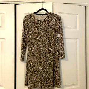 Leopard 3 quarter sleeve dress from old navy